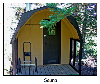 Blaine & Carol Hall Cabin Sauna