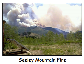 Blaine & Carol Hall Cabin Seeley Fire