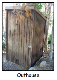 Blaine & Carol Hall Outhouse